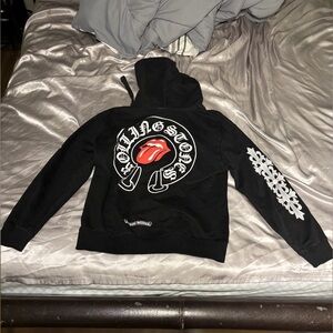Chrome Hearts Rolling Stones Zip Up ‘Black’ Men’s M